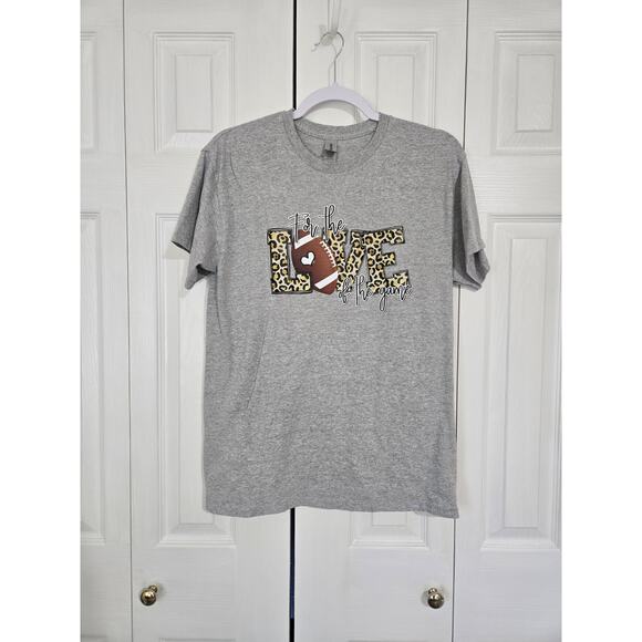 Gildan medium women's grey "for the love of the game" tee - Picture 1 of 7
